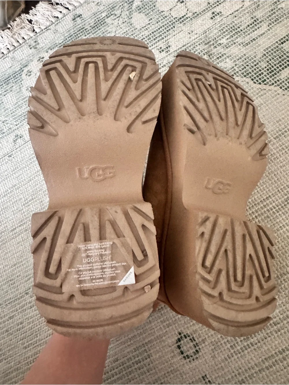 UGG platform ankle